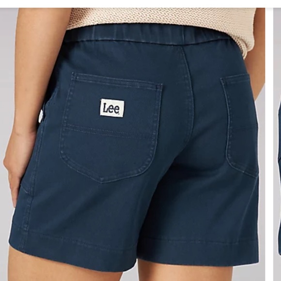 Lee Shorts Lee Ultra Lux Navy Blue Utility Shorts Poshmark